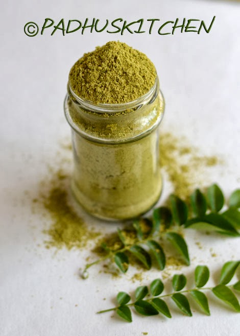 Karuveppilai Podi-Curry Leaves Powder Recipe